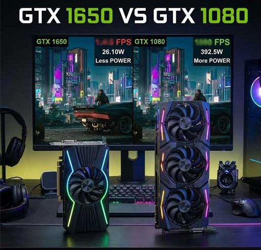 کارت گرافیک gtx1650 بخریم یا 1080؟