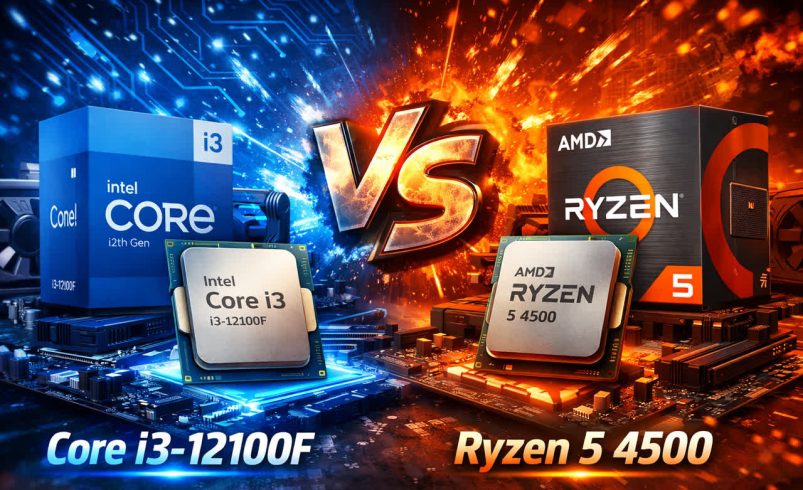 مقایسه Core i3 12100F با Ryzen 5 4500