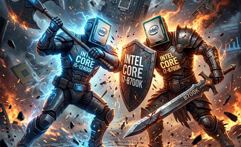 مقایسه 12400f با 8700k